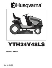 Owners Manual Parts List Husqvarna Front Engine Riding Mower Model Yth24v48ls Owners Manual Parts List Husqvarna Front Engine Riding Mower Model Yth24v48ls