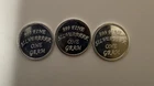 Lot of 3 The Currency Club 1 Gram of .999 Fine Silver