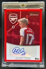2023-24 Topps Arsenal Forever Lina Hurtig North London Origin Red Auto #5/5