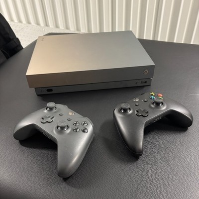 Xbox One X 1TB Gold Rush Special Edition Console plus 2 Controllers