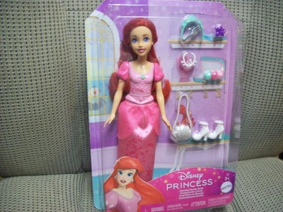 Getting Ready Ariel, 2024 Disney Princess 11'' Doll with accessories in package