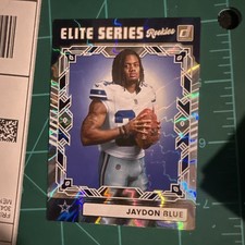 2025 Panini Donruss Jaydon Blue #ESR-JBE Elite Series Rookies Dallas Cowboys RC