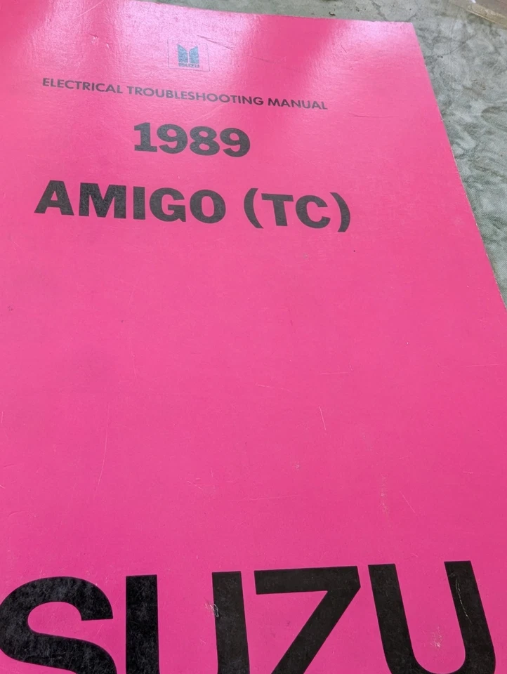 1989 Isuzu Amigo (TC) Workshop & Electrical Troubleshooting Manuals FACTORY OEM - Image 4 of 4