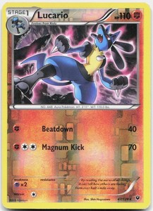 Lucario 47/124 Fates Collide Reverse Holo