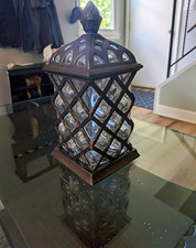 Caged Bubble Glass Apothecary Jar 9 Tall 4 X ...