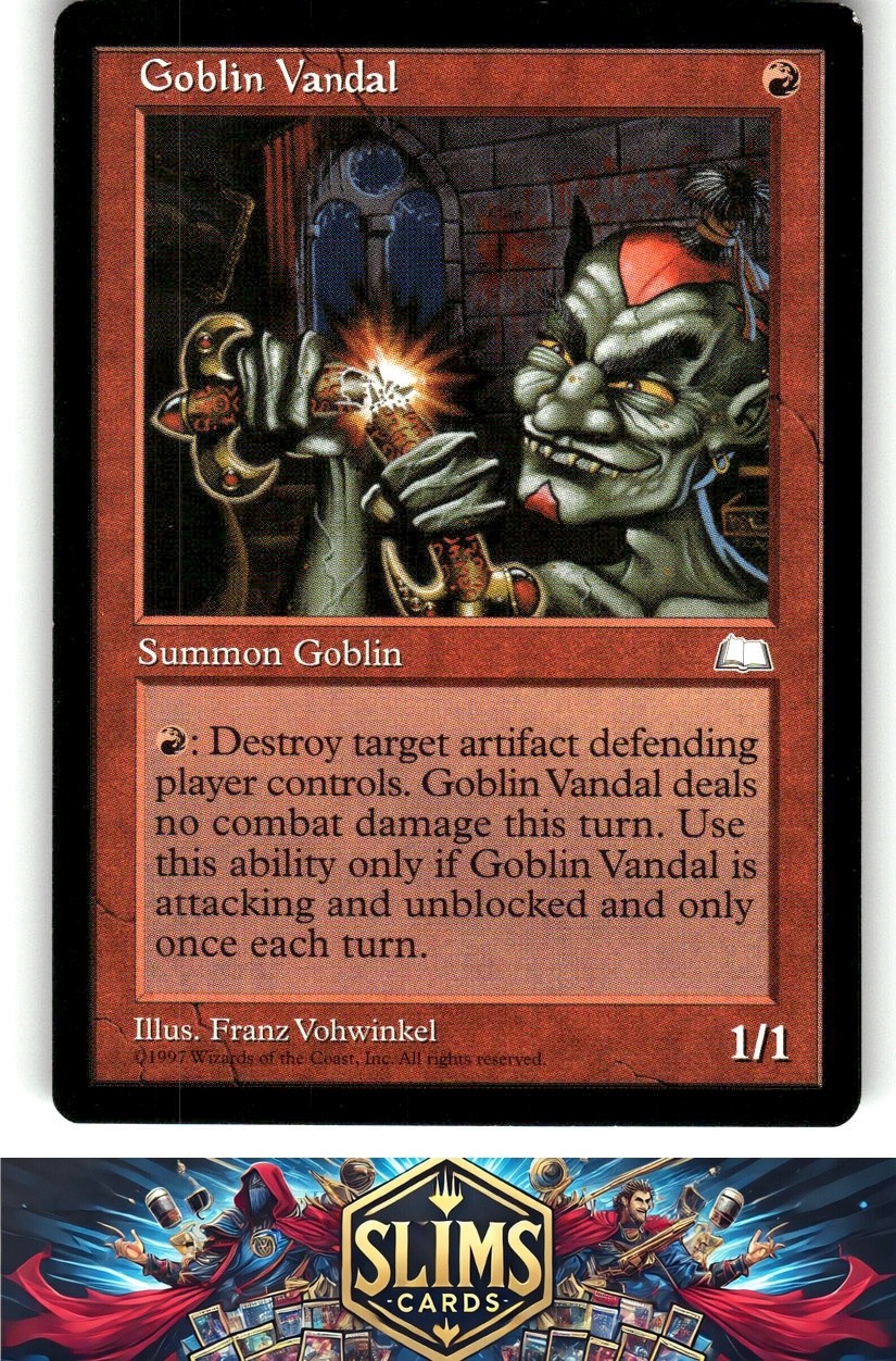 Magic the Gathering MTG Weatherlight Goblin Vandal # Buy 2 Get 1