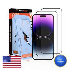 Chubbycable 2Pcs Chubbyshield Ultra For Iphone 16 Pro Hd Tempered Glass Screen