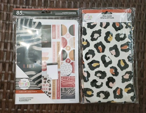 The Happy Planner Modern Wild Planner Accessories & Pen Case Pouch Small Bundle