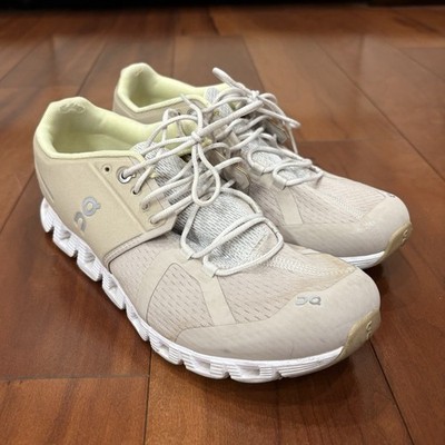 Women's On Cloud 6 Beige Running Shoes Size 11.5W/10M