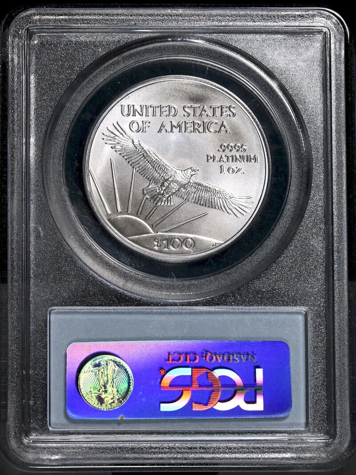 2008 Platinum American Eagle $100 PCGS MS70 Superb Eye Appeal - Image 4 of 4