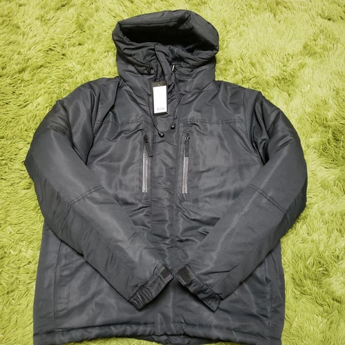 VETEMENTS Giacca imbottita nera capospalla abbigliamento invernale