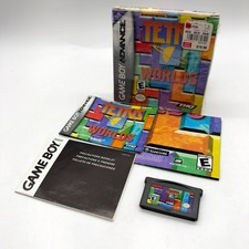 Tetris Worlds Gameboy Advance GBA Complete CIB