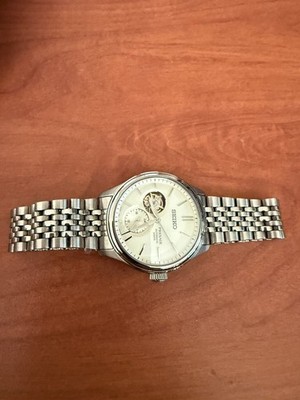 SEIKO PRESAGE SARJ007 White Automatic 24 Jewels Elegant Men's Watch New in Box