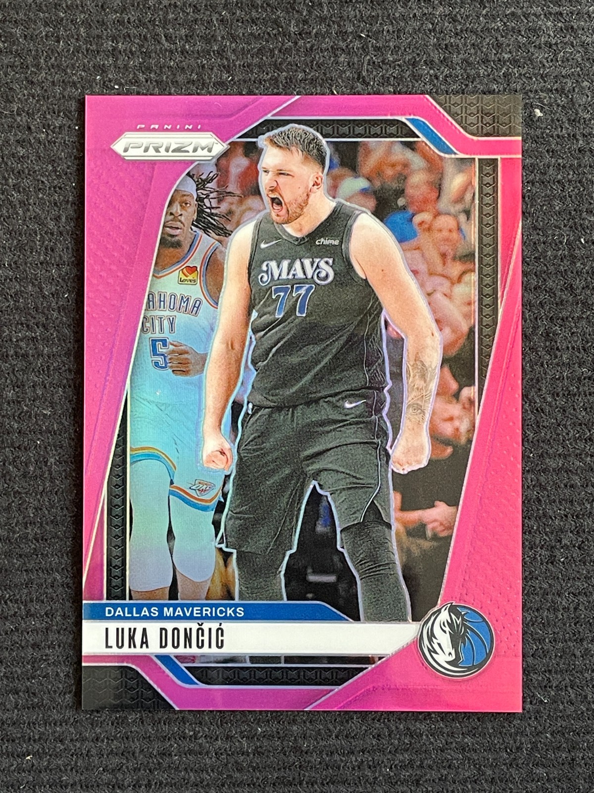 Luka Doncic 2024-25 Panini Prizm Pink Prizm 202/249 #89