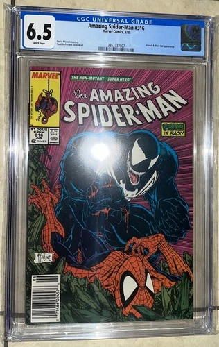 Amazing Spider-Man #316 CGC 6.5  1989