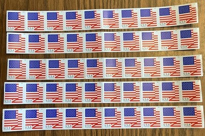 50 First Class Stamps USPS Postage (Current Value $41) 2018 Bulk Cut New