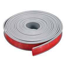 U-edging for furniture, 5m TPE flexible edge protector 28mm, grey
