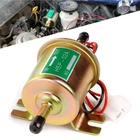 12V Inline Low Pressure Electric Fuel Pump HEP-02A Universal 2.5-4PSI Gas Diesel