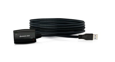 IO Gear GUE305 16.4ft USB 3.0 Ext Cable Type A M-F Black