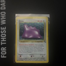 Pokemon TCG Ditto 3/62 Fossil Holo Rare 1st Edition 50 HP EN 1999