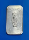 1973 FATHER’S DAY Silver Art Bar By MADISON Mint 1 oz. Pure Wise Owl