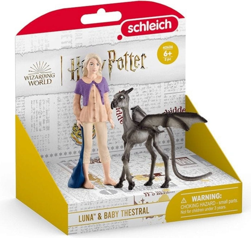 SCHLEICH Harry Potter 42636 - Figura Luna Lovegood & Baby Thestral - Immagine 2