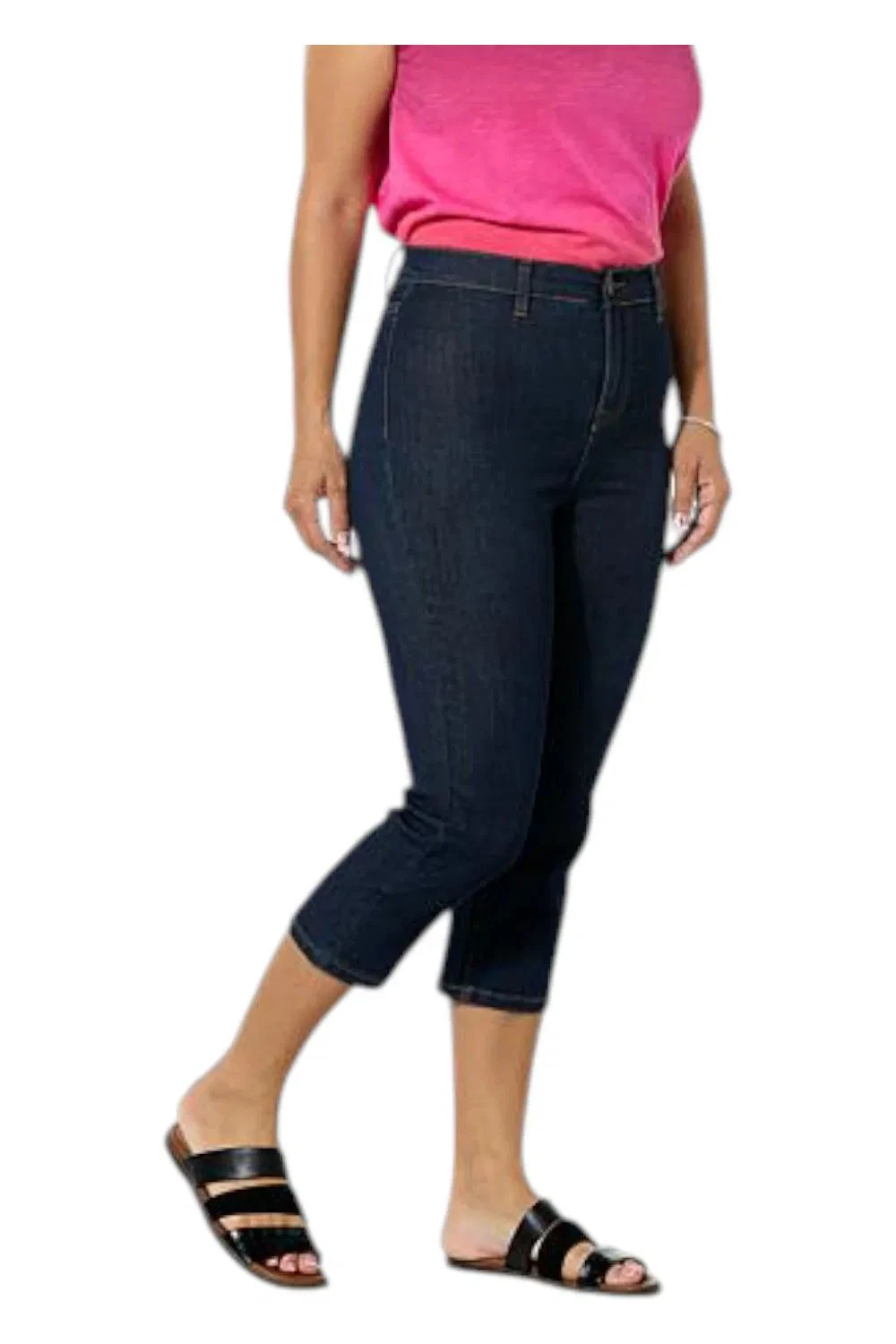 DG2 Women's Effortless Stretch Denim Tri-Fit Capri Indigo
Opens in a new window or tab