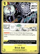 Brick Bat OP14-117 Uncommon The Azure Sea's Seven One Piece Near Mint