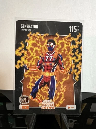 2026 Bo Jackson Battle Arena Generator Fire #30 VJ Edgecombe 1st Edition