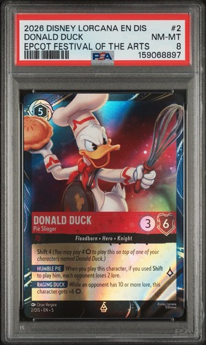 Donald Duck - Pie Slinger graded PSA 8 for sale on eBay