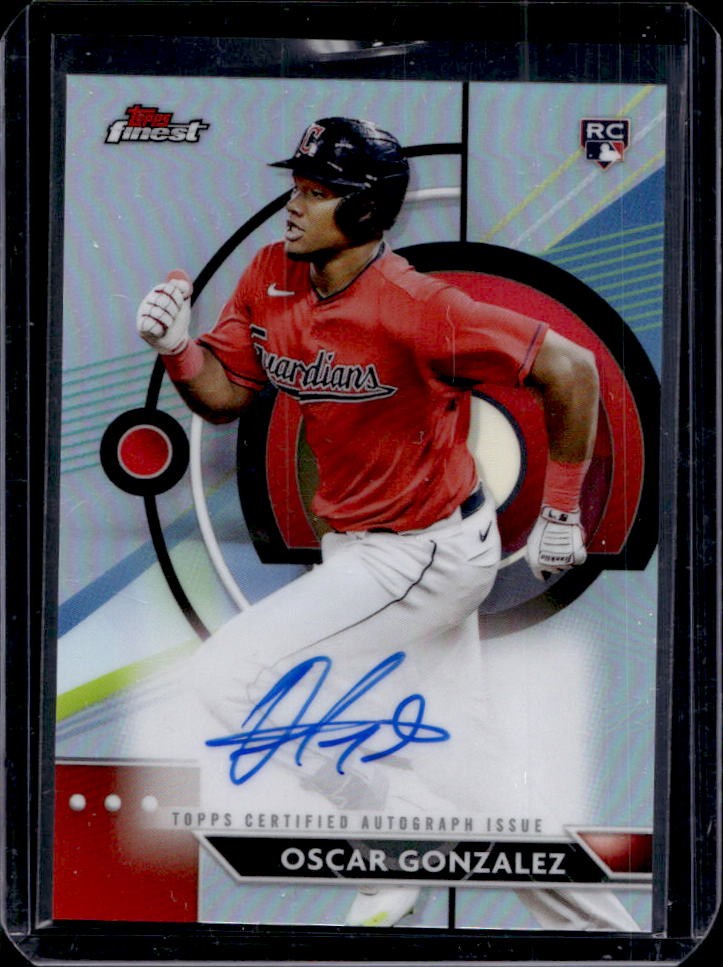 2023 Finest Oscar Gonzalez Auto RC Rookie #FA-OG Guardians