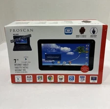 ProScan 7” Internet Tablet With Case and Keyboard