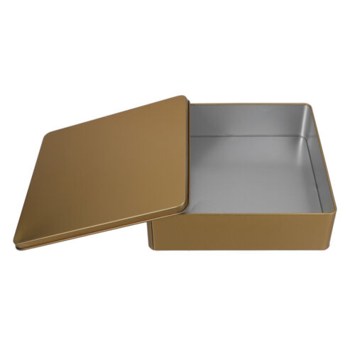 Storage Box Decorative Tin Cookie Tins with Lids for Packing Giving - Picture 6 of 12