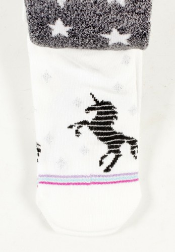 Girls / Women's No Show Socks 6-Pack Unicorn Theme Soft Sole New Shoe Size 5-10 - Picture 5 of 6