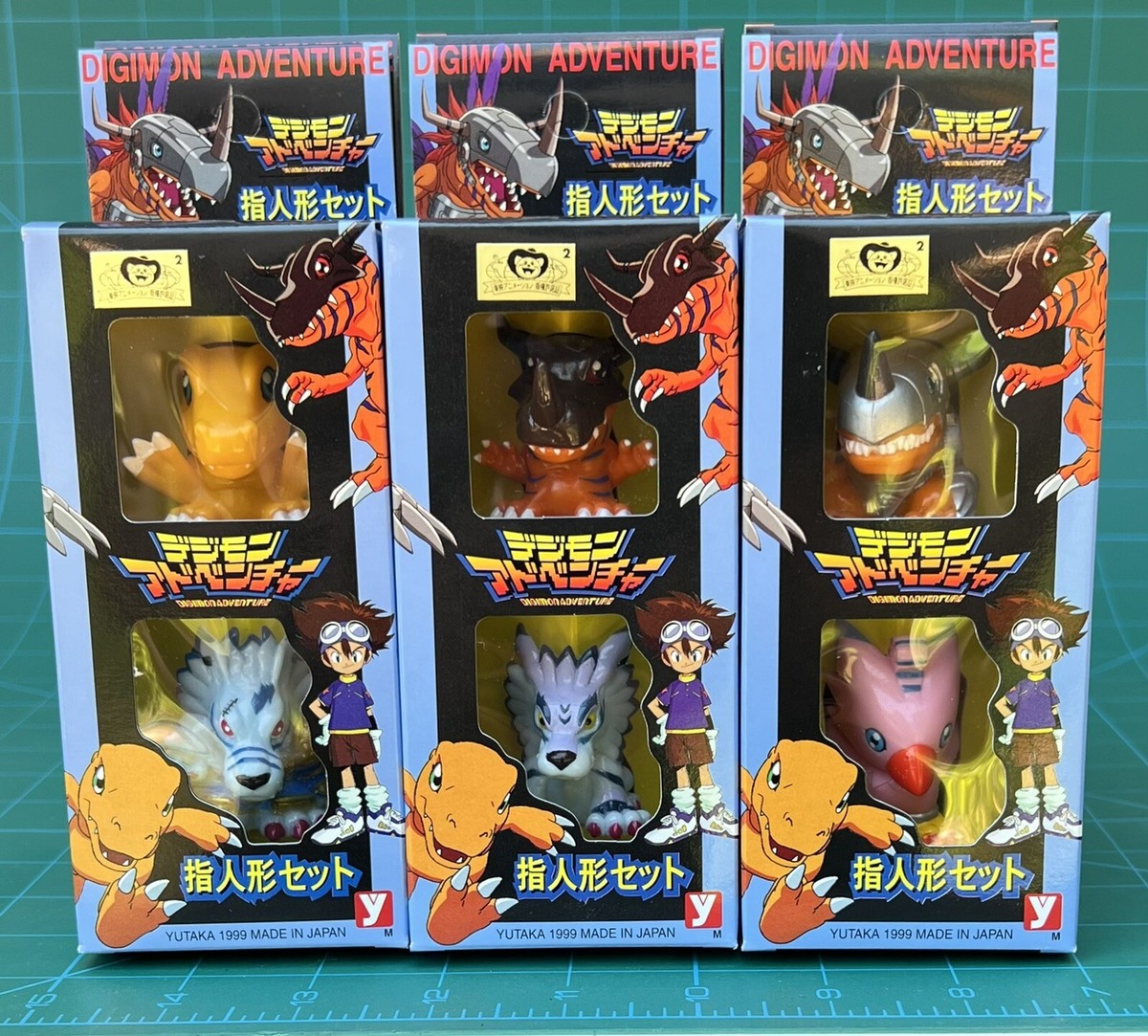 デジモン　フィギュアセット　ユタカ1999 YUTAKA Digimon Adventure Figures (Made in Japan, Rare