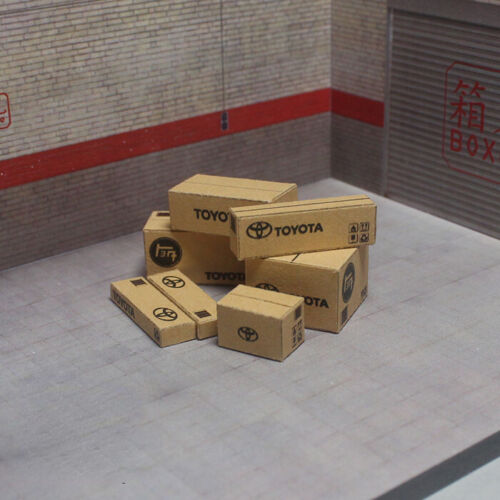 1/64 Diorama Car Garage Boxes Model Repair Workshop Box Prop Scene Display Model - Picture 6 of 112