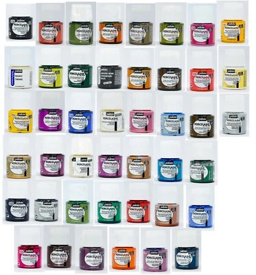 PÉBÉO Ceramic and Porcelaine Pebeo 45ml Pots and 20ml tubes Free Gift With 8/12+ Pots