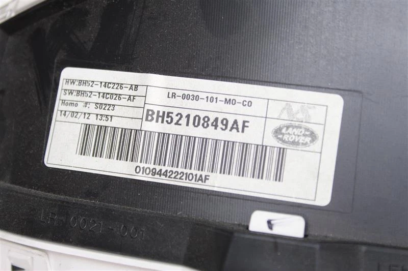 Used Speedometer Gauge fits: 2012 Land rover Lr2 3.2L cluster MPH and KPH ID BH5 Foto 4 de 4