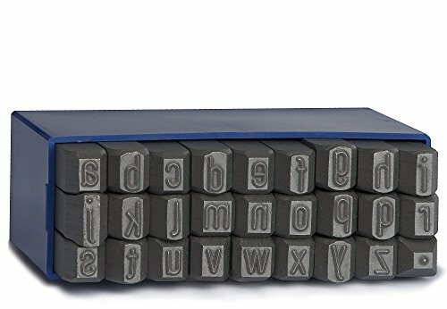 Gravurem 10206000 Punzoni Lettere Minuscole 6mm - Acciaio Professionale