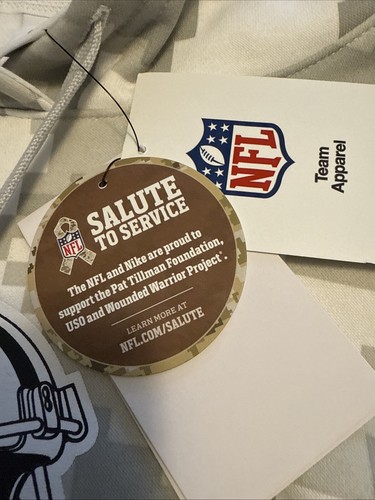 Cleveland Browns Nike NFL Salute To Service Arctic Camouflage Hoodie Size L NWT - Picture 3 of 8