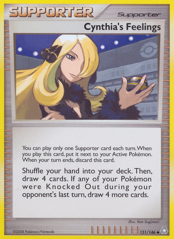 Cynthia's Feelings 131/146 Legends Awakened Pokemon Card LP