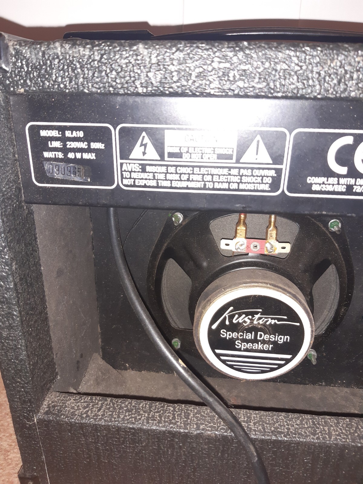 Kustom KLA10 40wt Lead Guitar Amp eBay