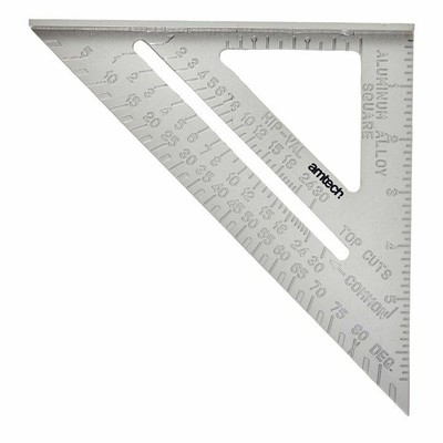 6/" Aluminium Alloy Roofing Rafter Speed Square Triangle Angle Guide Roof