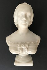 LOUIS BESNOIT GODET BUSTE STATUE 1873 MARBRE ALBÂTRE XIXème Siècle