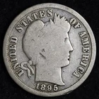 1895-S Barber Dime GOOD / VG