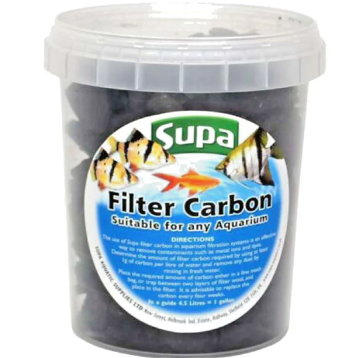 150G SUPA FILTER CARBON : Aquarium Filters Material Aqua Fish Water Purity Care
