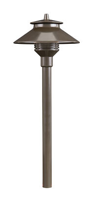 FX Luminaire Fixture PL-LED20W-12R-BZ Path Light Aluminum Housing Bronze Finish