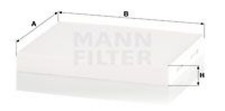 MANN-FILTER Innenraumfilter Pollenfilter Filter Innenraumluft CU 24 024