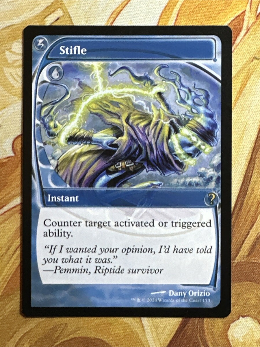 マジック:ザ・ギャザリング MTG Foil Stifle Future Sight MB2 R 173 Stifle - Future Sight #173 Rare, NM, Mystery Booster 2 - MB2