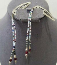 Vintage Barrette with Seed Beads